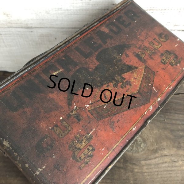 画像7: Vintage Union Leader Cut Plug Tabacco Tin (T005) (7)