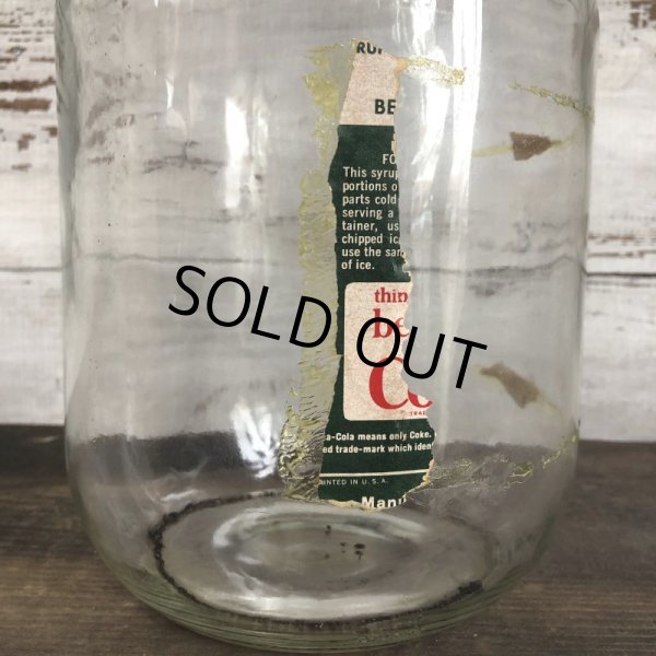 画像9: Vintage One Gallon Glass Bottle Coca Cola Coke Soda Syrup (T009) (9)