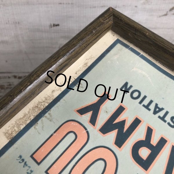 画像10: Vintage Uncle Sam Poster w/frame (T001) (10)