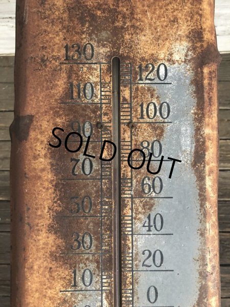 画像6: Vintage Delco Battery Advertising Thermometer Sign (T033) (6)