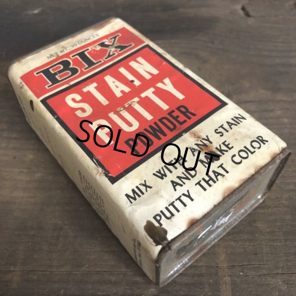 画像6: Vintage BIX STAIN PUTTY POWDER can (T043)  (6)