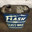 画像5: Vintage Flash Glass Wax can (T044)  (5)