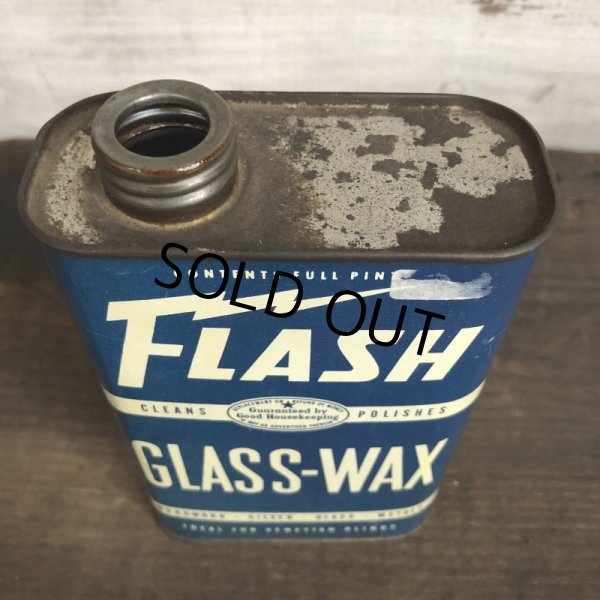 画像5: Vintage Flash Glass Wax can (T044)  (5)