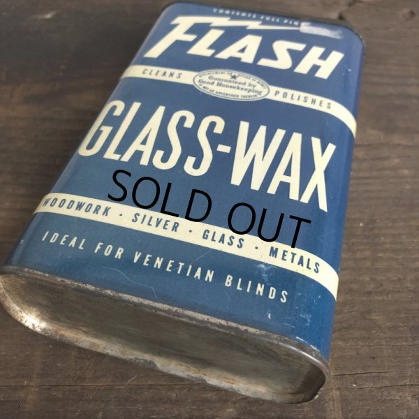 画像6: Vintage Flash Glass Wax can (T044)  (6)