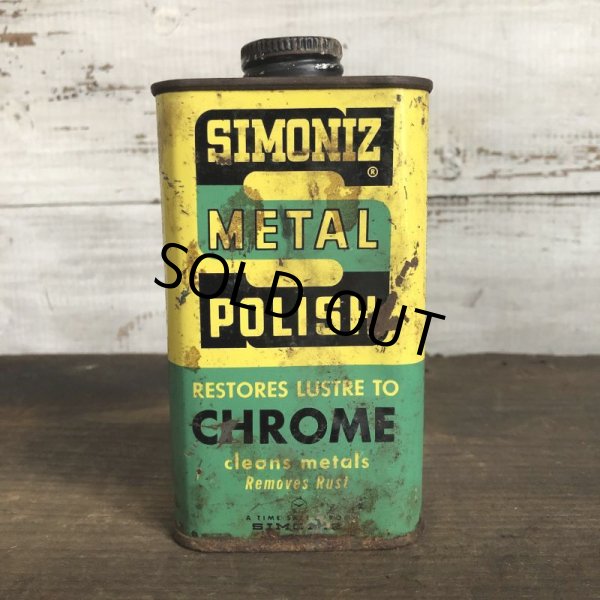 画像1: Vintage SIMONIZ METAL POLISH can (T042)  (1)