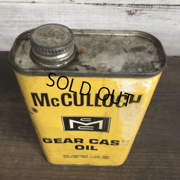 画像5: Vintage McCULLOCH GEAR CASE OIL can (T046)  (5)