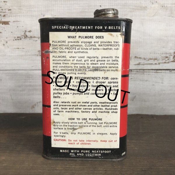 画像3: Vintage PLUMORE BELTS OIL can (T045)  (3)