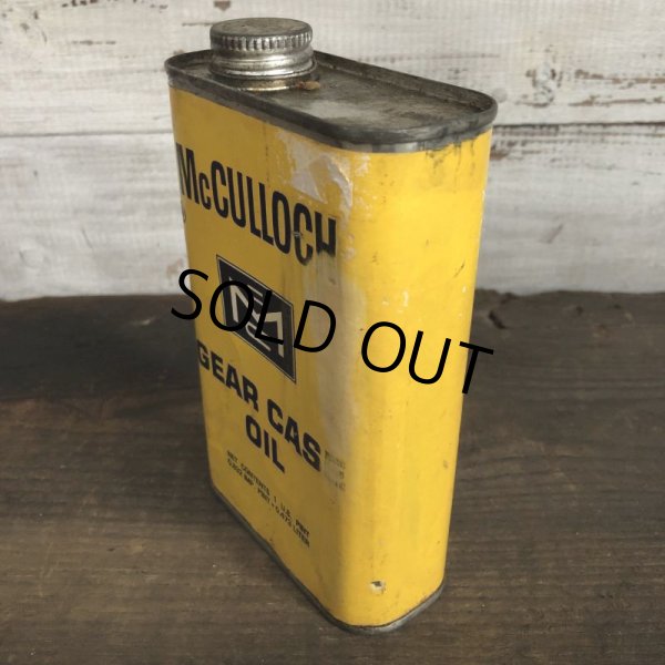 画像2: Vintage McCULLOCH GEAR CASE OIL can (T046)  (2)