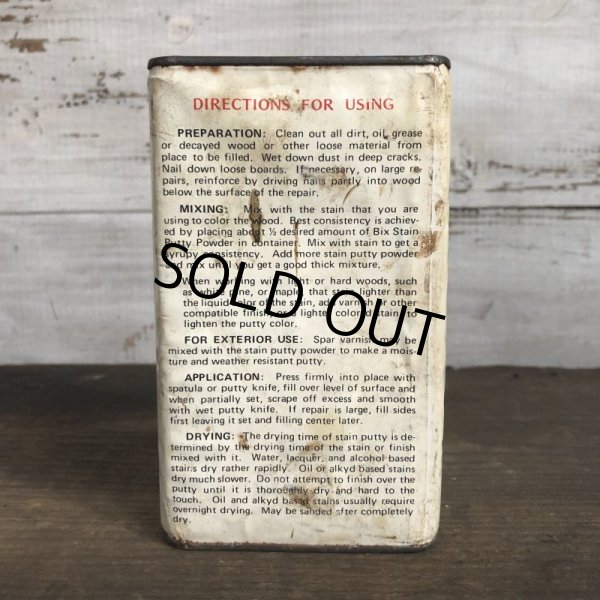 画像3: Vintage BIX STAIN PUTTY POWDER can (T043)  (3)