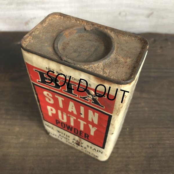画像5: Vintage BIX STAIN PUTTY POWDER can (T043)  (5)