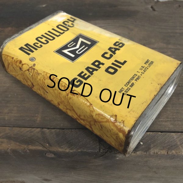 画像6: Vintage McCULLOCH GEAR CASE OIL can (T046)  (6)