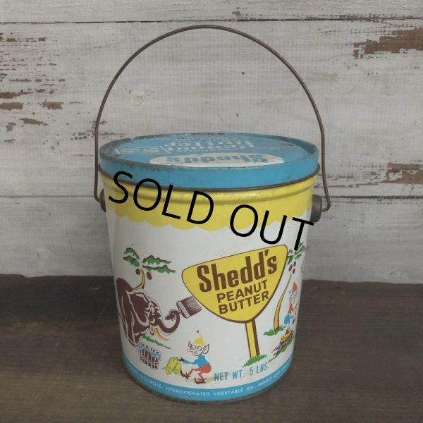 画像4: Vintage Shedd's Peanut Butter Can (T055) (4)