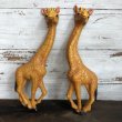 画像1: Vintage 1977 HOMCO Wall Deco Giraffe Set (T053) (1)