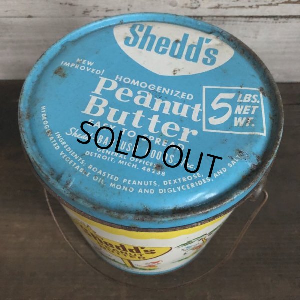 画像6: Vintage Shedd's Peanut Butter Can (T055) (6)