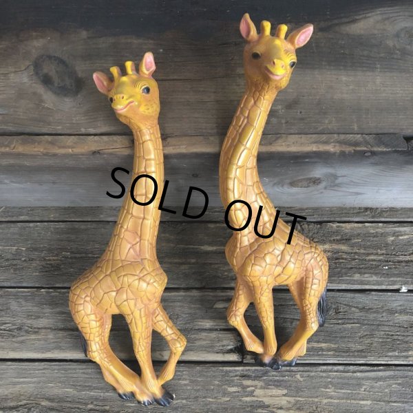 画像9: Vintage 1977 HOMCO Wall Deco Giraffe Set (T053) (9)