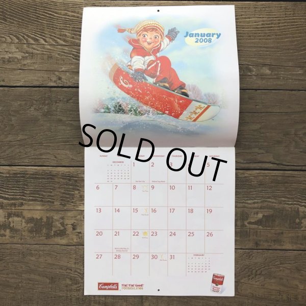 画像2: Vintage Campbell Soup Kid Calendar 2008 (T082) (2)