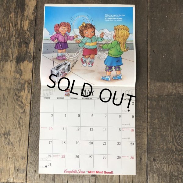 画像6: Vintage Campbell Soup Kid Calendar 1992 (T066) (6)