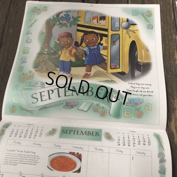 画像7: Vintage Campbell Soup Kid Calendar 2001 (T075) (7)