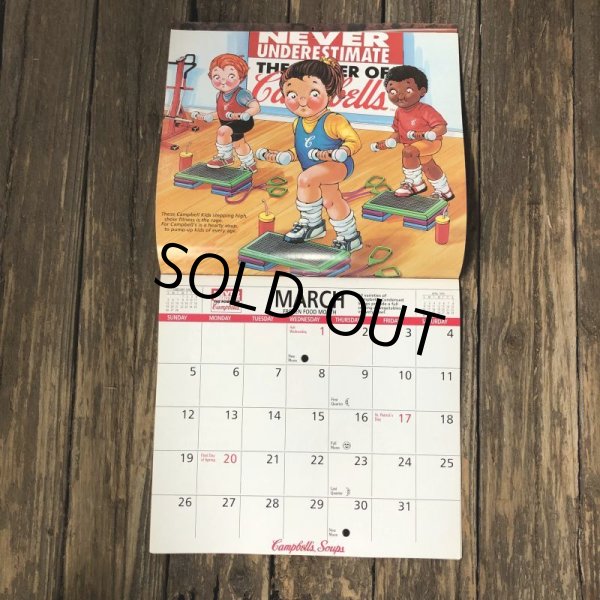 画像7: Vintage Campbell Soup Kid Calendar 1995 (T069) (7)