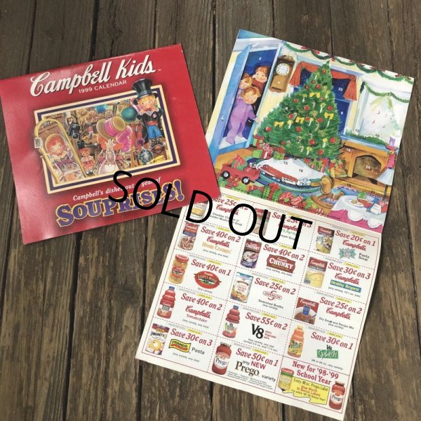 画像1: Vintage Campbell Soup Kid Calendar 1999 (T073) (1)