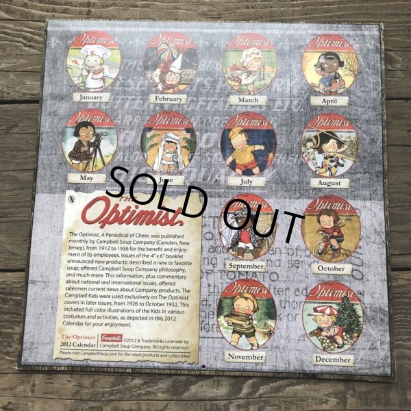 画像7: Vintage Campbell Soup Kid Calendar 2012 (T086) (7)