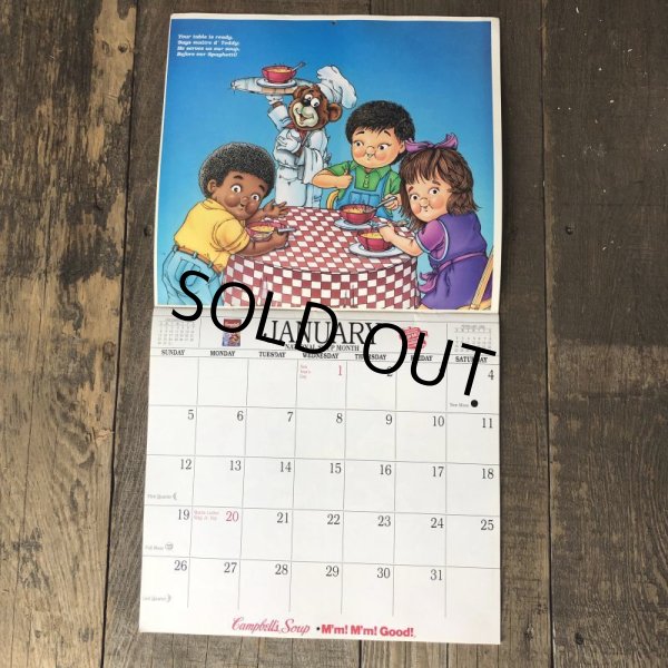 画像5: Vintage Campbell Soup Kid Calendar 1992 (T066) (5)