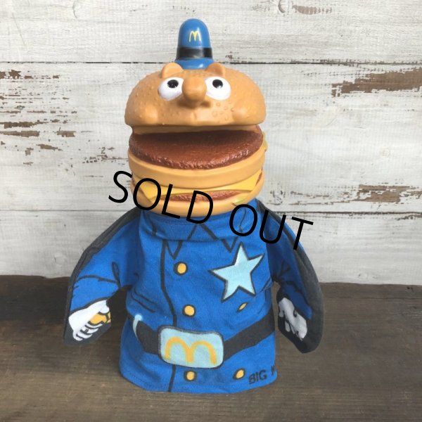 画像1: Vintage McDonalds Officer Big Mac Hand Puppet Doll (T065) (1)