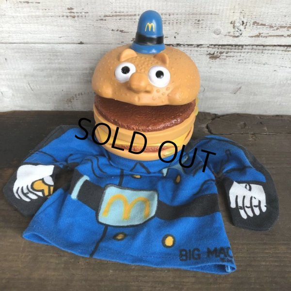 画像5: Vintage McDonalds Officer Big Mac Hand Puppet Doll (T065) (5)