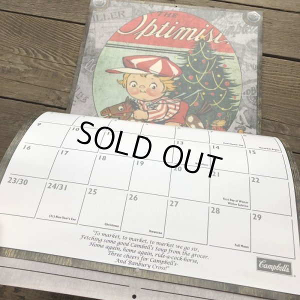 画像6: Vintage Campbell Soup Kid Calendar 2012 (T086) (6)
