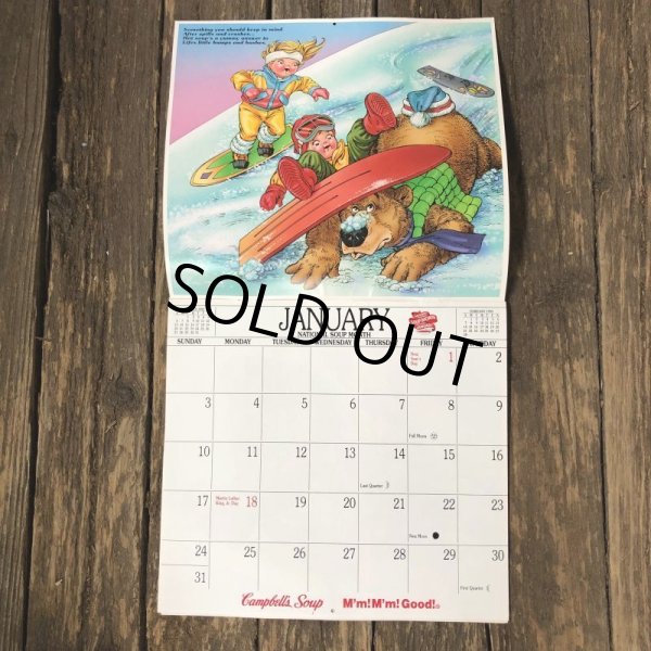 画像4: Vintage Campbell Soup Kid Calendar 1993 (T067) (4)