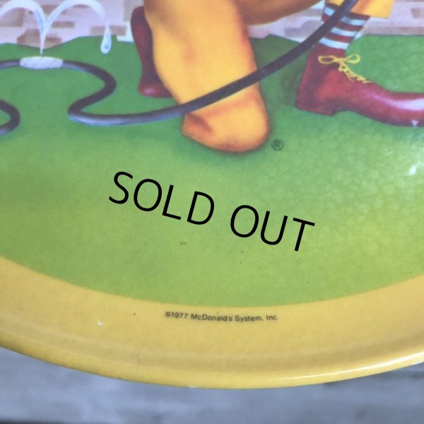 画像2: Vintage 1977 McDonalds Plastic Plate ...Cold April Showers! (T097)  (2)