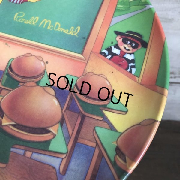 画像3: Vintage 1989 McDonalds Plastic Plate Hamburger University (T096)  (3)