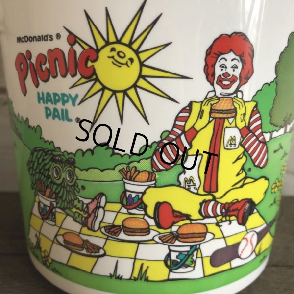 画像6: Vintage 1986 McDonalds Picnic Happy Pail (T090) (6)