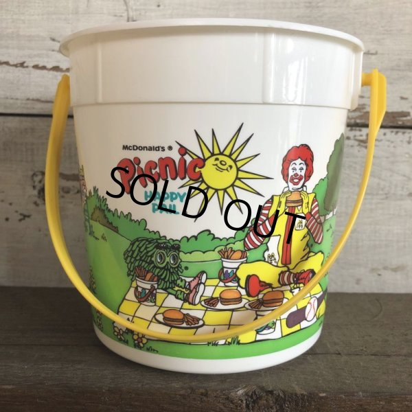 画像1: Vintage 1986 McDonalds Picnic Happy Pail (T090) (1)