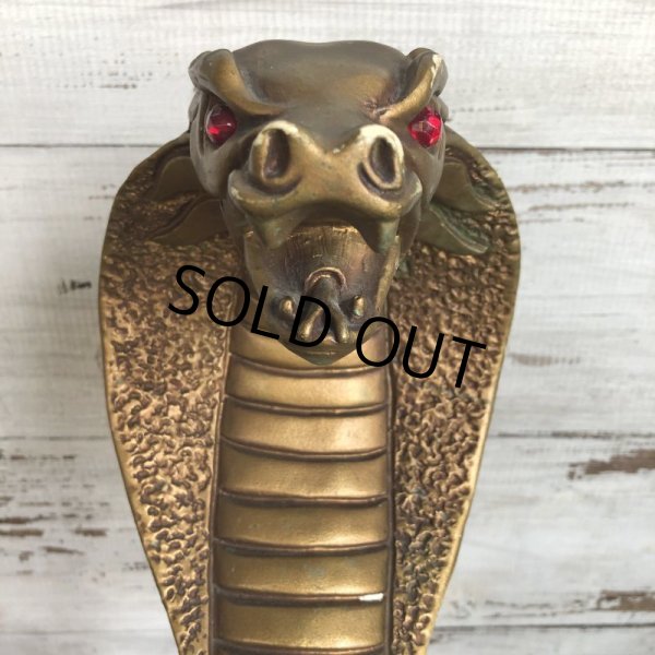 画像7: Vintage 1960s UNIVERSAL STATUARY Gold King Cobra 16' Statue Gold (T100) (7)