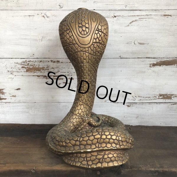 画像3: Vintage 1960s UNIVERSAL STATUARY Gold King Cobra 16' Statue Gold (T100) (3)