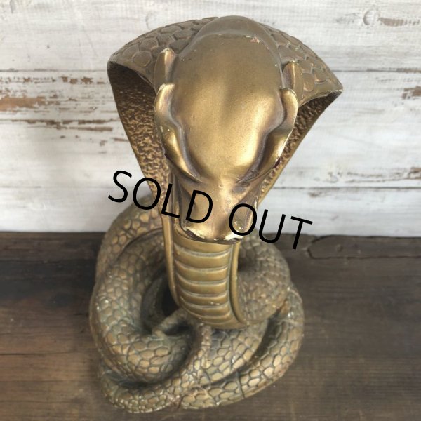 画像9: Vintage 1960s UNIVERSAL STATUARY Gold King Cobra 16' Statue Gold (T100) (9)