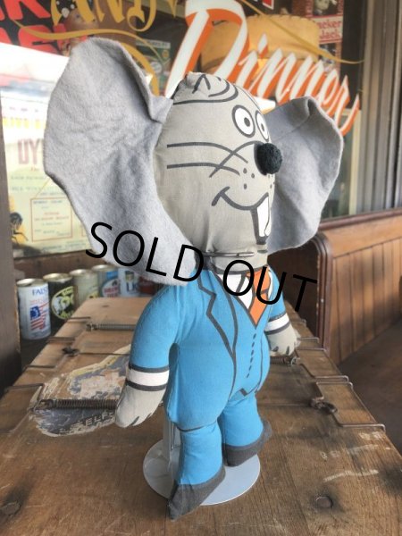 画像2: Vintage Suit Mouse Motif Pillow Rag Doll (T0109) (2)