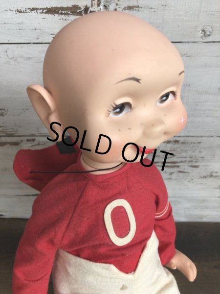 画像6: Vintage 1960s Wimsie Doll Zero The Football Player (T131) (6)