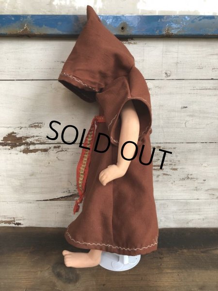 画像4: Vintage 1960s Wimsie Doll Monk (T130) (4)