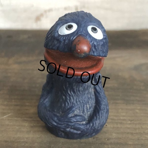 画像1: Vintage 1970s Sesame Street Finger Puppet GROVER (T116) (1)