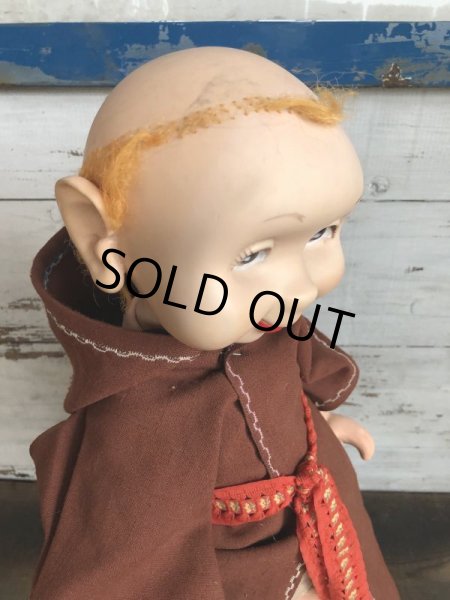 画像6: Vintage 1960s Wimsie Doll Monk (T130) (6)