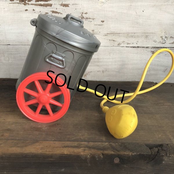 画像3: Vintage 1970s Sesame Street Pop Up Trash Can OSCAR  (T123) (3)
