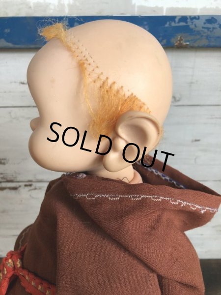 画像8: Vintage 1960s Wimsie Doll Monk (T130) (8)
