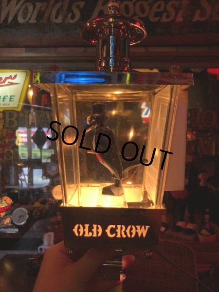 画像3: Vintage Old Crow Bourbon Whisky BAR Wall Lamp Sign (T136) (3)