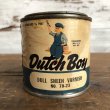 画像1: Vintage Dutch Boy Paint Dull Sheen Varnish Can (T137) (1)