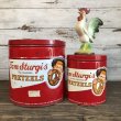 画像1: Vintage Pretzel Tin Tom Sturgis Large (T142) (1)