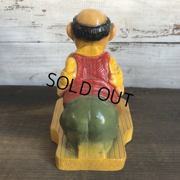 画像3: Vintage Plaster Chalkware Ashtray GUTTER GUS (T137) (3)