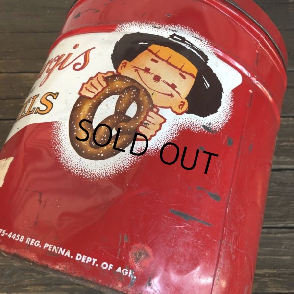画像10: Vintage Pretzel Tin Tom Sturgis Large (T142) (10)
