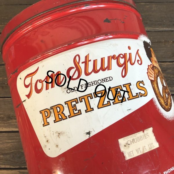 画像8: Vintage Pretzel Tin Tom Sturgis Large (T142) (8)